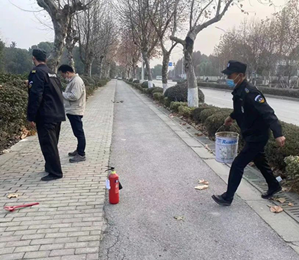 Fire fighting drill of Upac Hefei Security Company